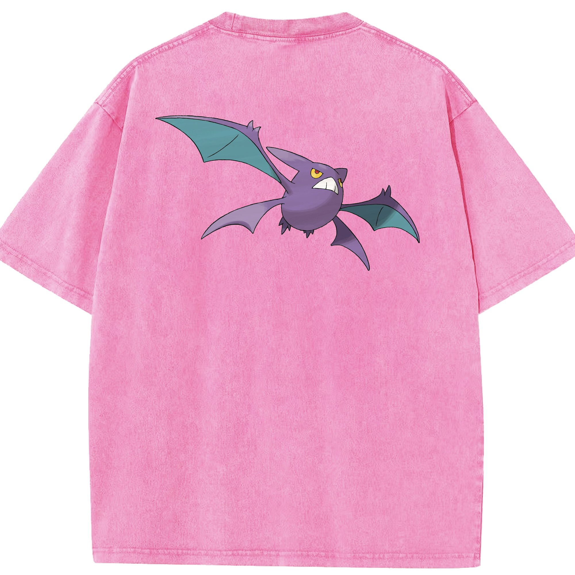 （画像用） ポケットモンスター Pokémon 綿100% ヴィンテージ風 半袖Tシャツ（背面プリント）